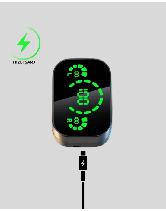 Gürültü Engelleyici Bluetooth Kulaklık – Akıllı Ekranlı, Hifi Ses Kalitesi