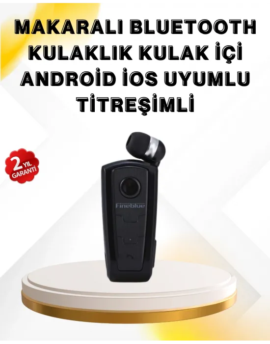 Gürültü Önleyici Fineblue F910 Bluetooth Kulaklık Klipsli Model