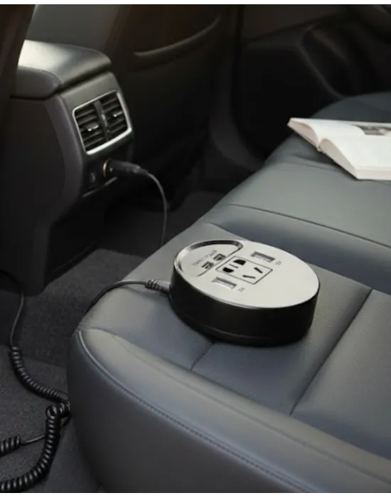 Güvenli Voltaj Korumalı Araç Power Inverter Çoklu Cihaz Desteği