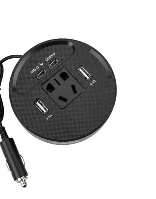 Güvenli Voltaj Korumalı Araç Power Inverter Çoklu Cihaz Desteği