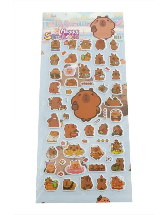 Happy Kabartmalı Sticker