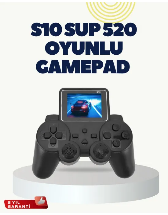 Hdmı Destekli S10 Gamepad 520 Oyunlu Tv’ye Bağlanabilir Atari 2025 Model