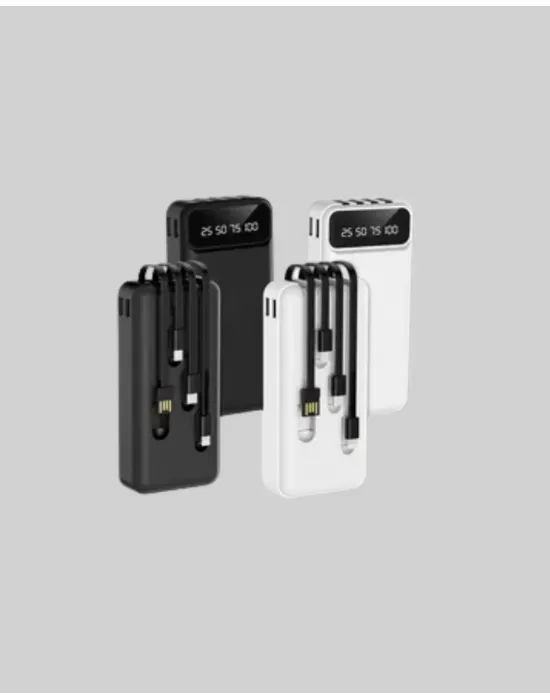 Hızlı Şarj Destekli 20.000mah Powerbank Usb Type-c Lightning Lcd