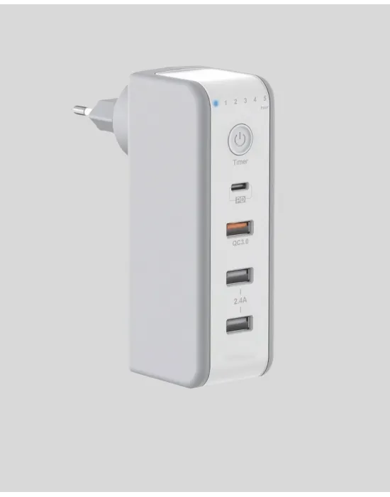 Hızlı Şarj Destekli Zaman Ayarlı Usb Şarj Adaptörü