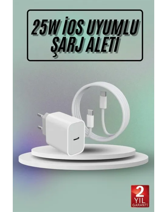 Hızlı Şarj Güç Adaptörü Şarj Aleti İos Uyumlu 15/pro/pro Max