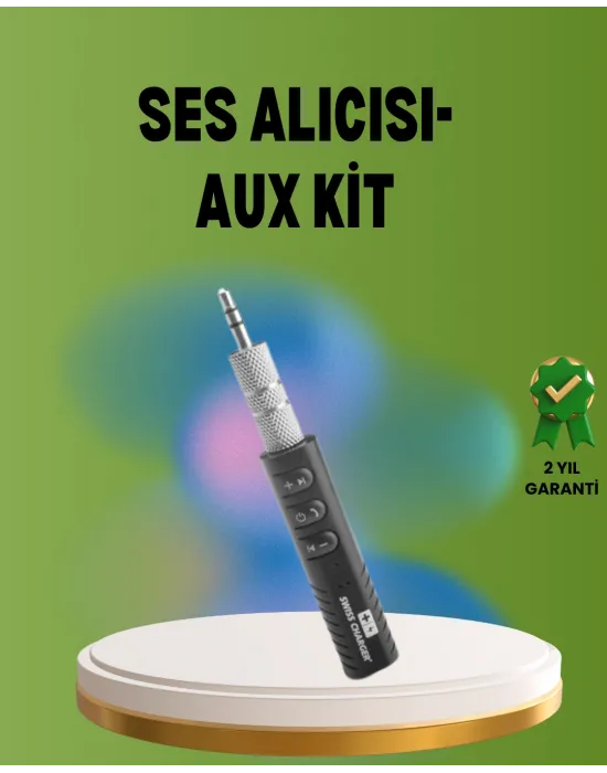 Hızlı Şarjlı Bluetooth Ses Alıcısı – Ev, Araç Ve Ofis İçin