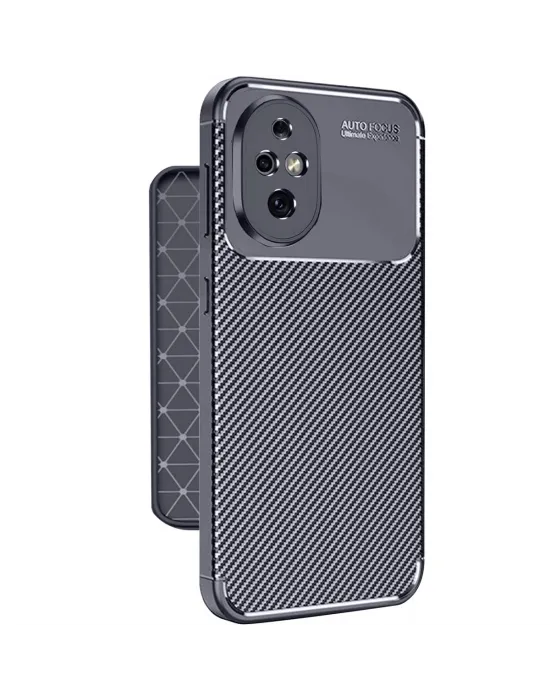 Honor 200 Kılıf Auto Focus Karbon Kapak - Lacivert