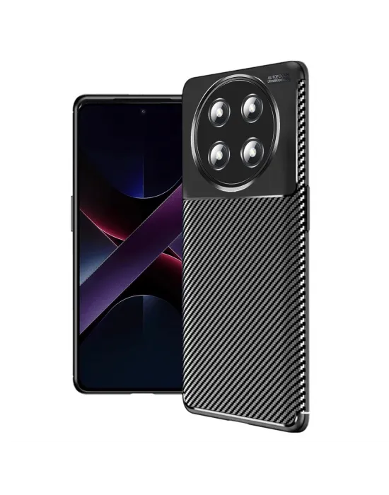 Honor Magic 7 Lite Kılıf Auto Focus Karbon Kapak - Siyah