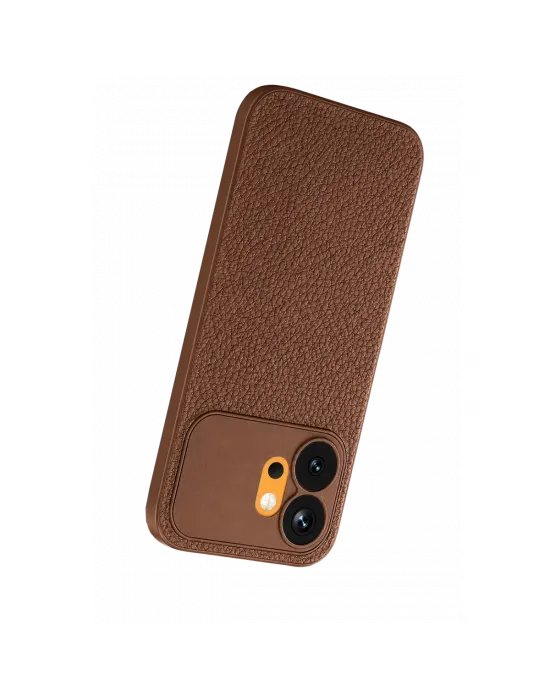 Huawei Honor 600 Thermax Silikon Kılıf - Kahverengi