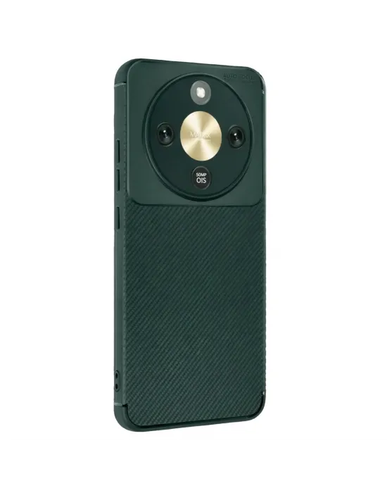 Huawei Honor Magic 8 Lite Auto Focus Karbon Kapak - Koyu Yeşil