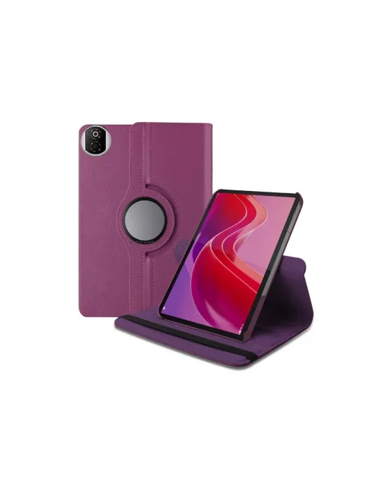 Huawei Honor Pad X7 360 Tablet Deri Kılıf - Mor