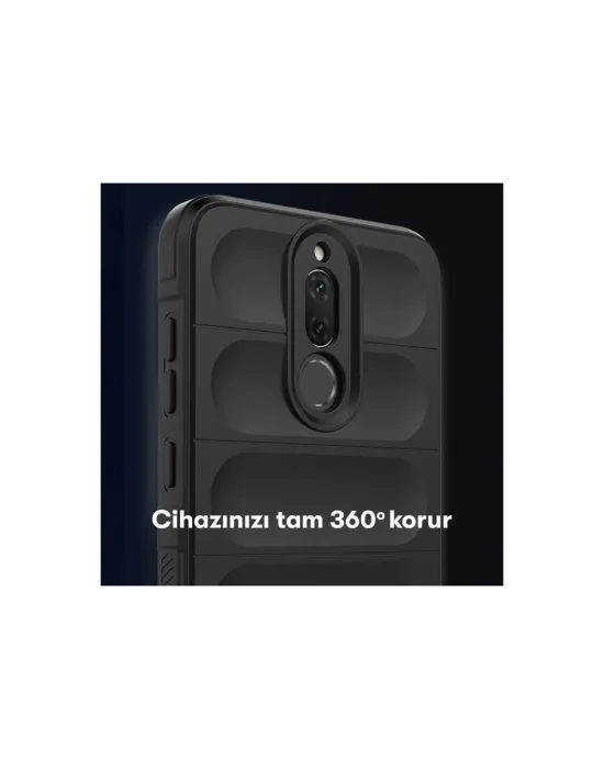 Huawei Mate 10 Lite Kılıf Optimum Silikon - Siyah