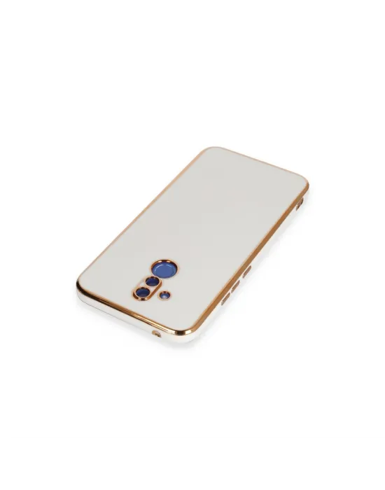 Huawei Mate 20 Lite Kılıf Volet Silikon - Beyaz