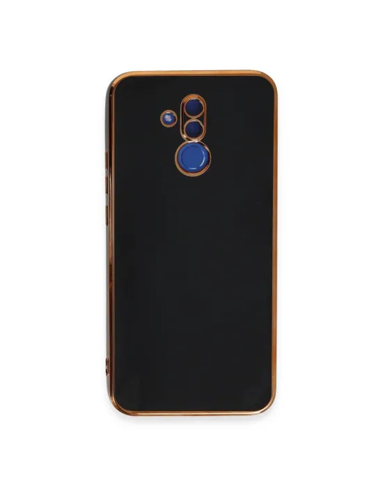 Huawei Mate 20 Lite Kılıf Volet Silikon - Siyah