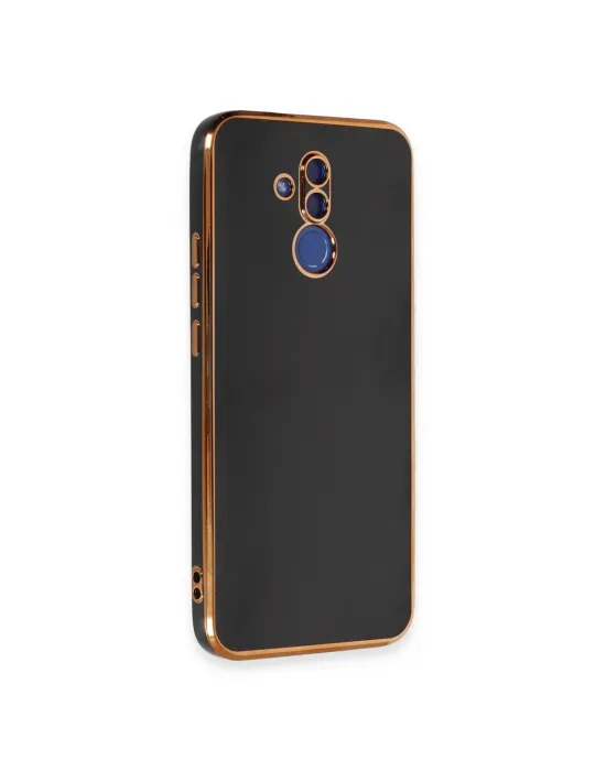 Huawei Mate 20 Lite Kılıf Volet Silikon - Siyah