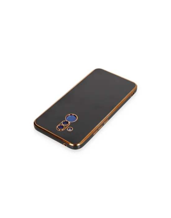 Huawei Mate 20 Lite Kılıf Volet Silikon - Siyah