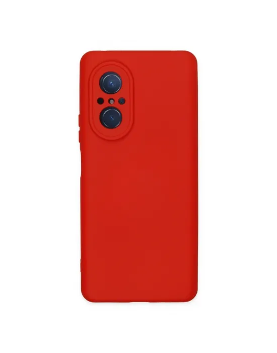 Huawei Nova 9 Se Kılıf Nano İçi Kadife Silikon - Kırmızı