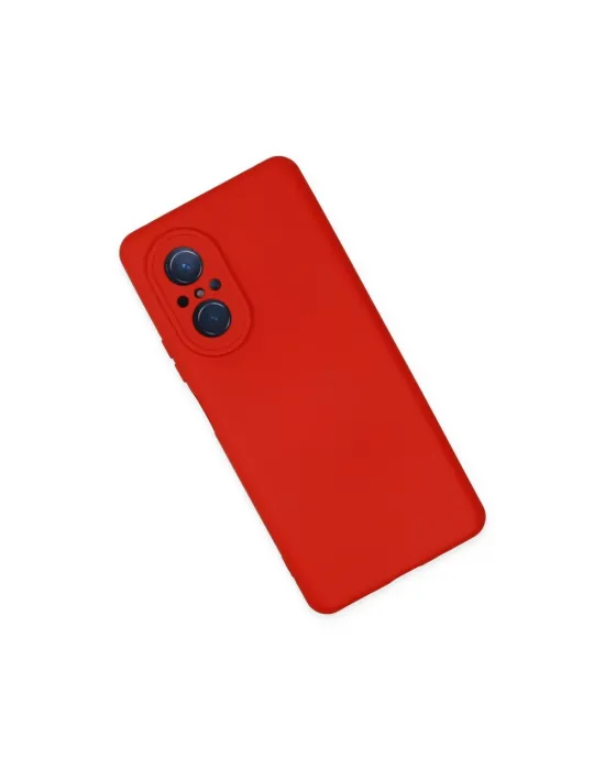 Huawei Nova 9 Se Kılıf Nano İçi Kadife Silikon - Kırmızı
