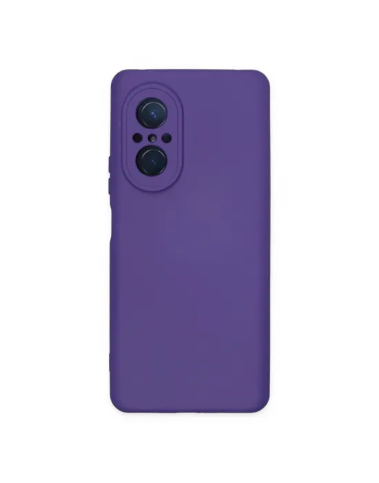 Huawei Nova 9 Se Kılıf Nano İçi Kadife Silikon - Mor