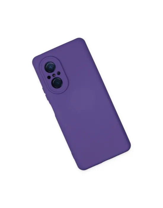Huawei Nova 9 Se Kılıf Nano İçi Kadife Silikon - Mor