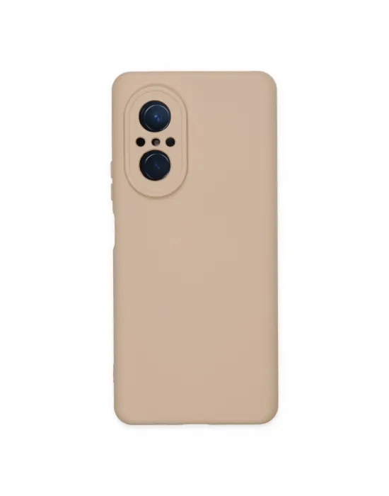 Huawei Nova 9 Se Kılıf Nano İçi Kadife Silikon - Pudra