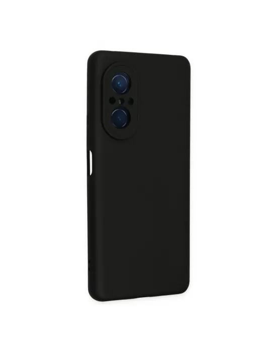 Huawei Nova 9 Se Kılıf Nano İçi Kadife Silikon - Siyah