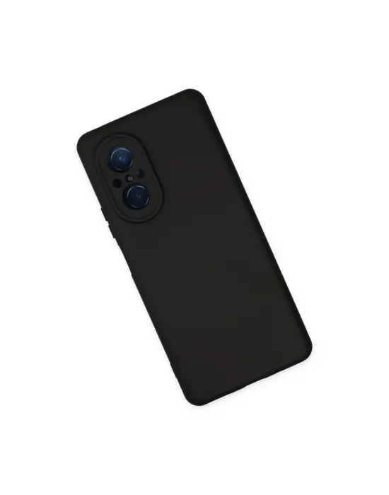 Huawei Nova 9 Se Kılıf Nano İçi Kadife Silikon - Siyah