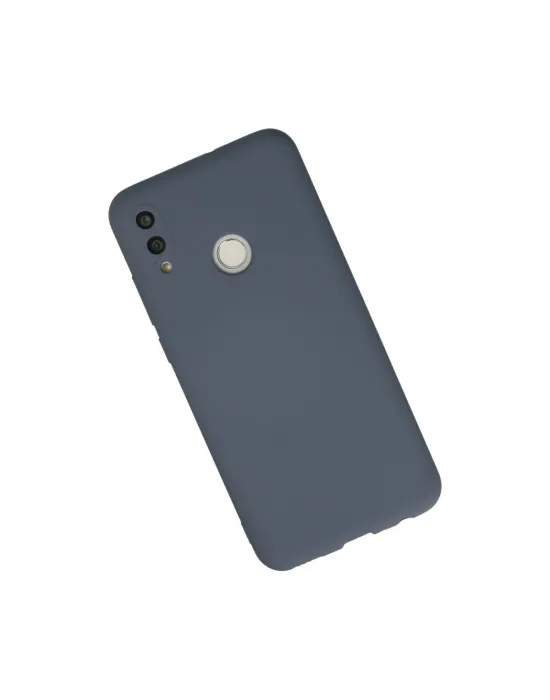 Huawei P Smart 2019 Kılıf Nano İçi Kadife Silikon - Gri