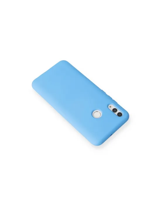 Huawei P Smart 2019 Kılıf Nano İçi Kadife Silikon - Mavi