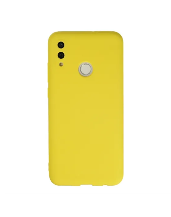 Huawei P Smart 2019 Kılıf Nano İçi Kadife Silikon - Sarı