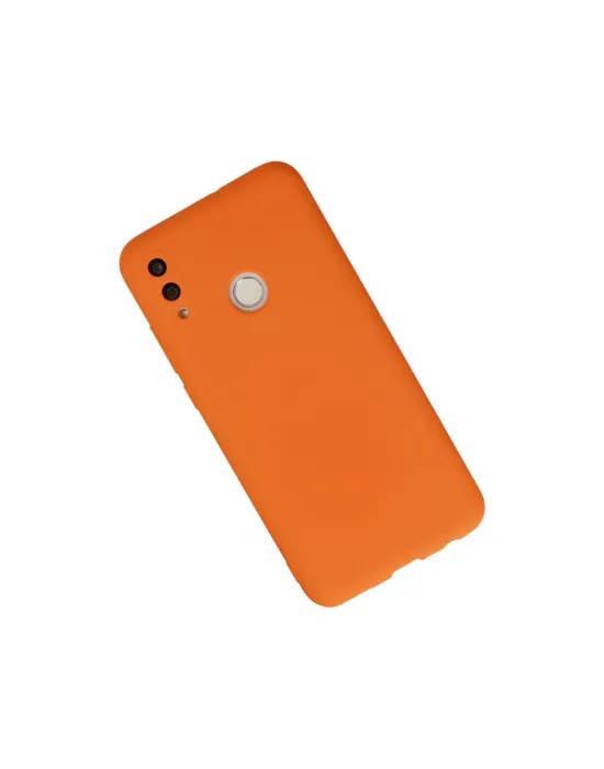 Huawei P Smart 2019 Kılıf Nano İçi Kadife Silikon - Turuncu