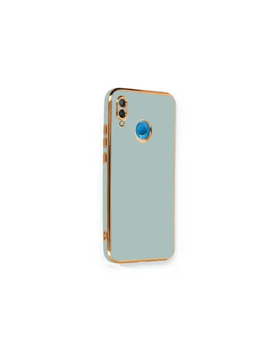 Huawei P20 Lite Kılıf Volet Silikon - Açık Yeşil