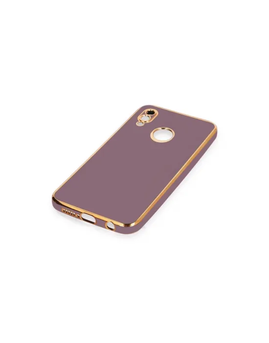 Huawei P20 Lite Kılıf Volet Silikon - Mor