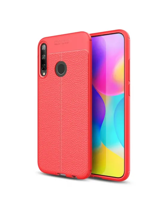 Huawei P40 Lite E Kılıf Auto Focus Kapak - Kırmızı