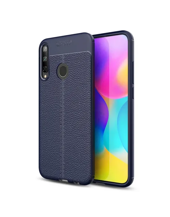 Huawei P40 Lite E Kılıf Auto Focus Kapak - Lacivert