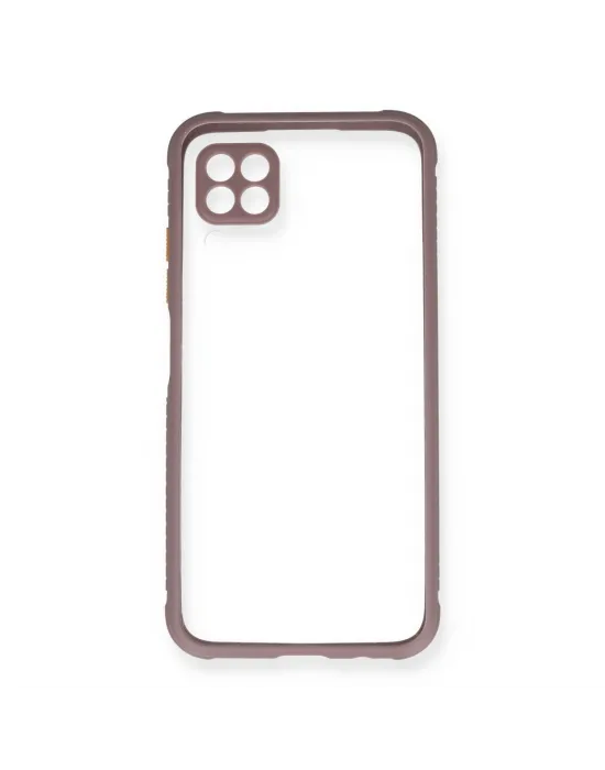 Huawei P40 Lite Kılıf Miami Şeffaf Silikon - Açık Mor