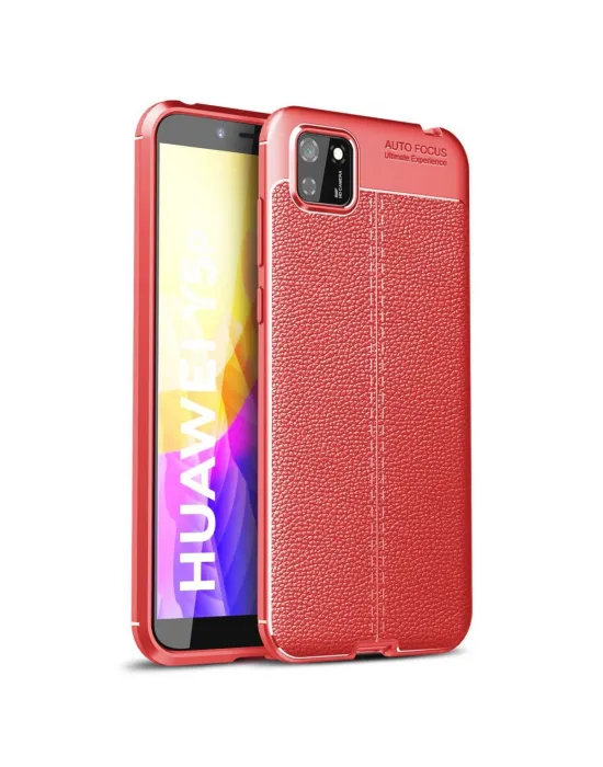 Huawei Y5p Kılıf Auto Focus Kapak - Kırmızı
