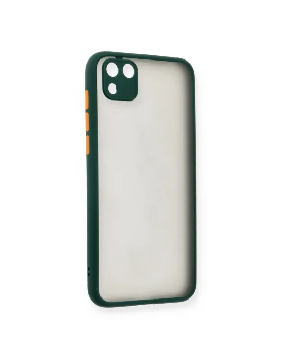 Huawei Y5p Kılıf Montreal Silikon Kapak - Yeşil