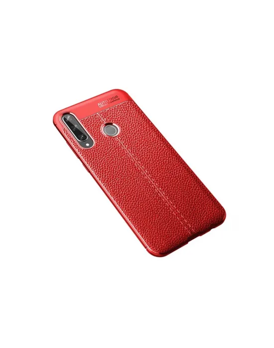 Huawei Y6p Kılıf Auto Focus Kapak - Kırmızı