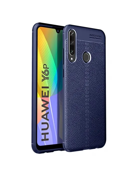 Huawei Y6p Kılıf Auto Focus Kapak - Lacivert