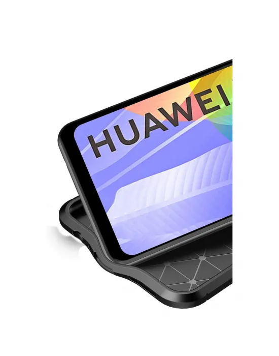 Huawei Y6p Kılıf Auto Focus Kapak - Lacivert