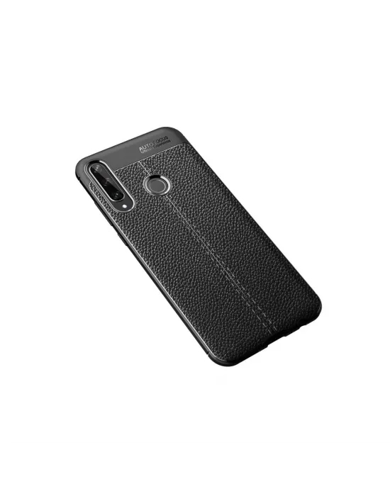 Huawei Y6p Kılıf Auto Focus Kapak - Siyah