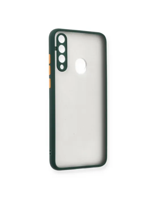 Huawei Y6p Kılıf Montreal Silikon Kapak - Yeşil