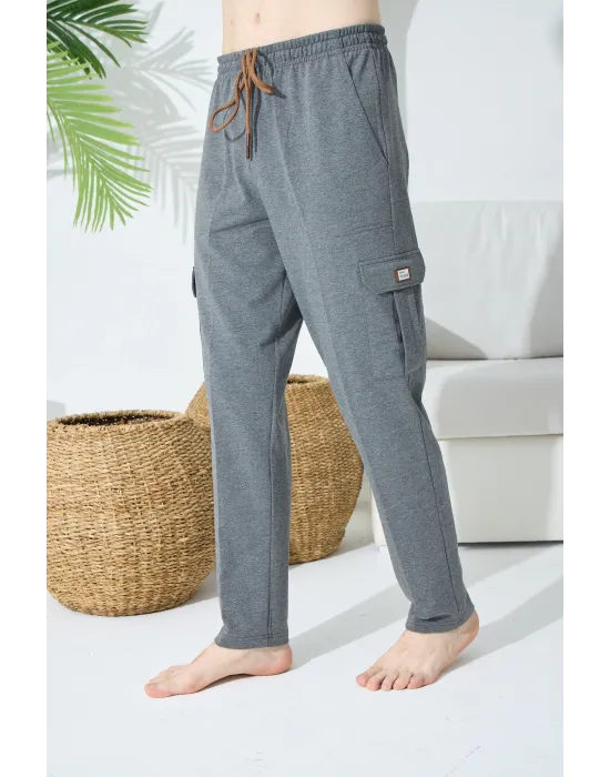 ieg™  1030 Erkek Yan Cepli Tek Pantolon Eşofman Altı