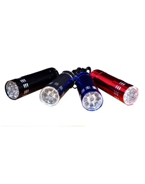 ieg™ 3 Adet 9 Ledli Metal Mini El Fener