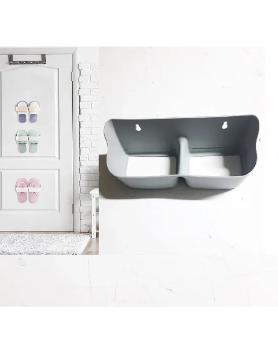 ieg™ 3 Adet Banyo Terlik Tutucu - Kapı Arkası Pratik Raf - Terlik Tutucu