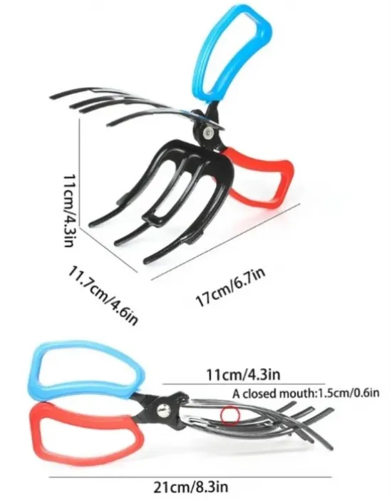 3 Pençeli 11 cm Balık Sabitleyici Maşa