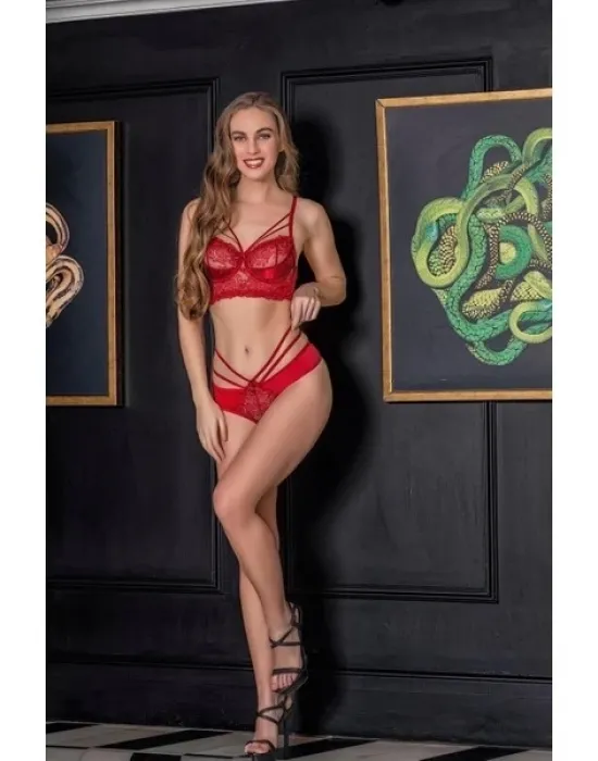 ieg™  31632 Transparan Bralet Ve String Takım
