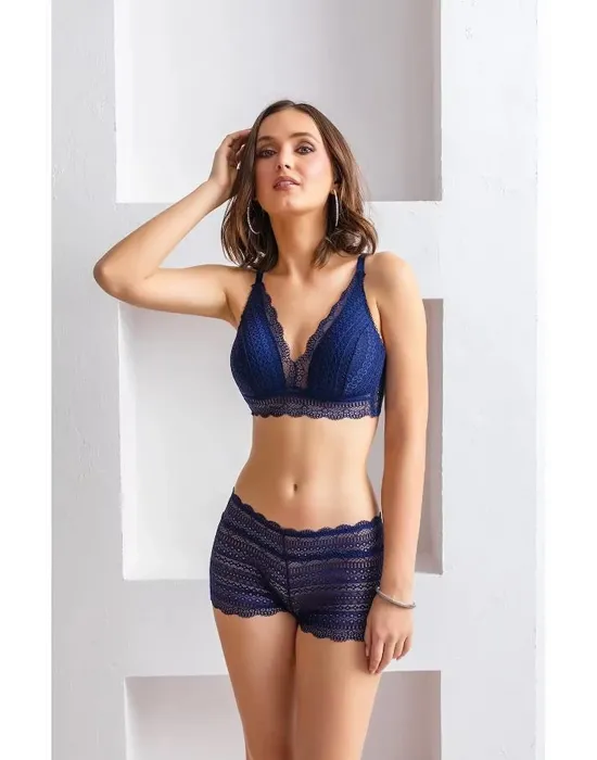 ieg™  31813 Bralet Sütyen Ve Boxer Takım