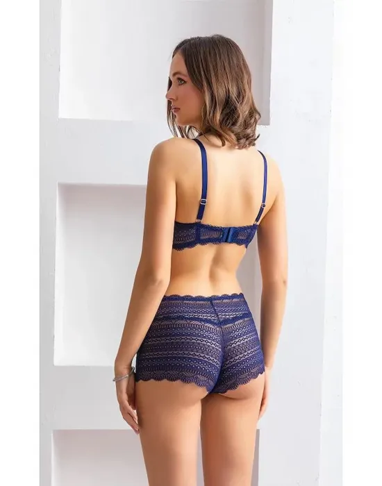 ieg™  31813 Bralet Sütyen Ve Boxer Takım